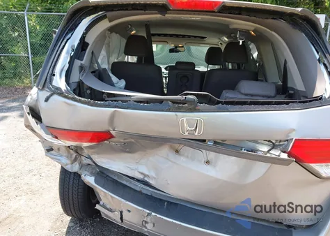 2016 Honda Odyssey Ex-L из США, поврежденный, VIN 5FNRL5H67GB095933